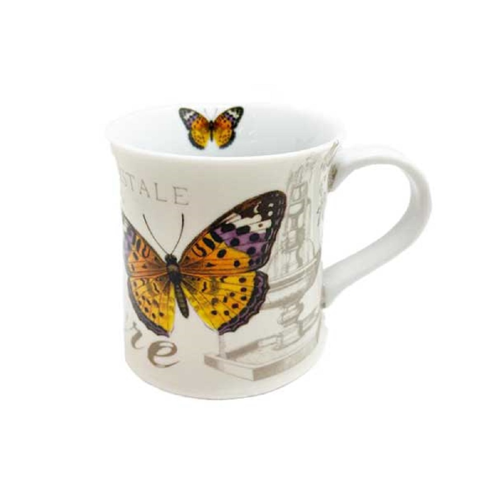 Set 4 Mug - Papillons - immagine 3