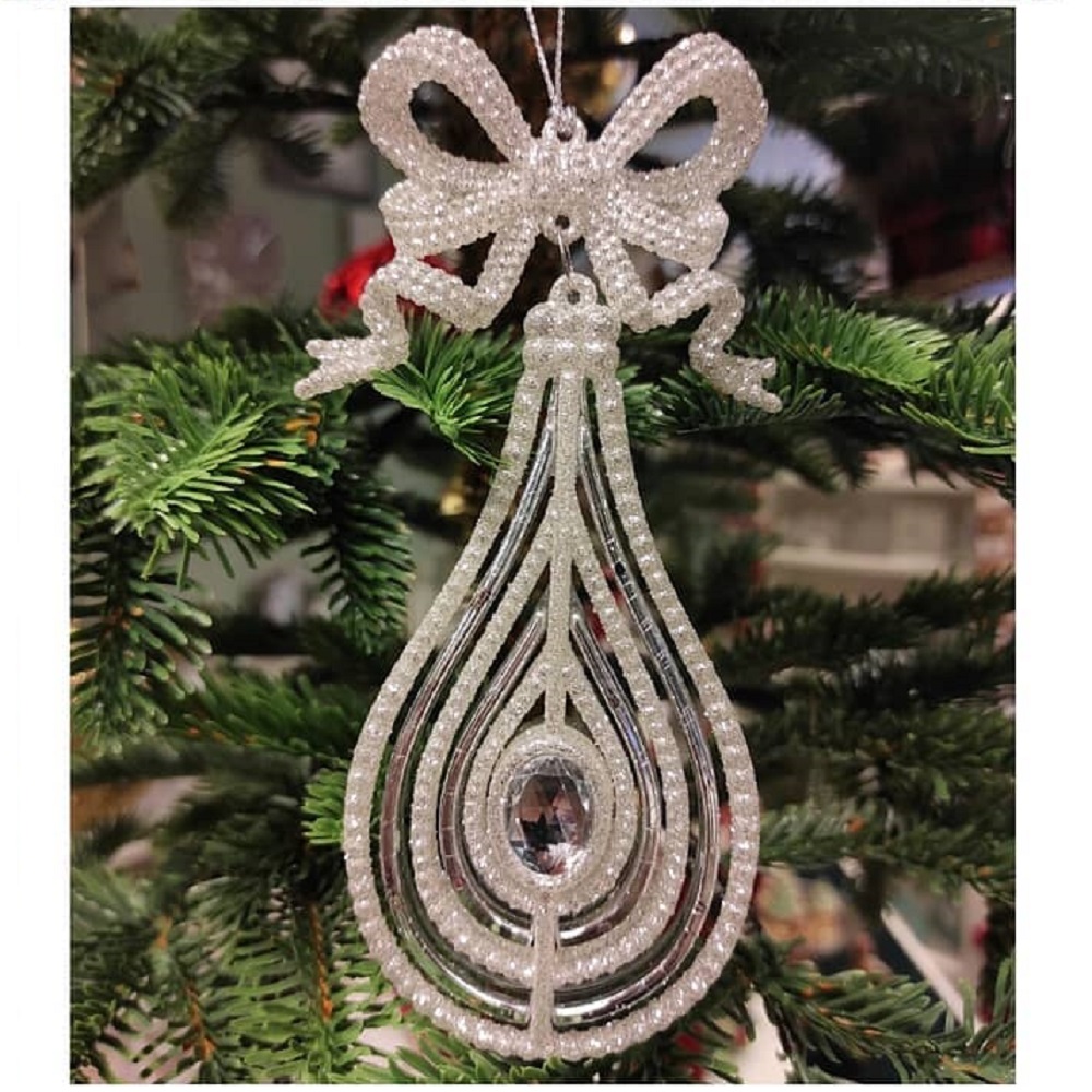 Decorazione Bianca con Fiocco - immagine 2