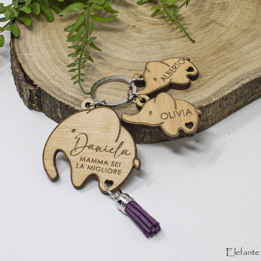 Portachiavi Personalizzato Con Scritta 'Mamma' - VGWON - Regalo Per La Mamma