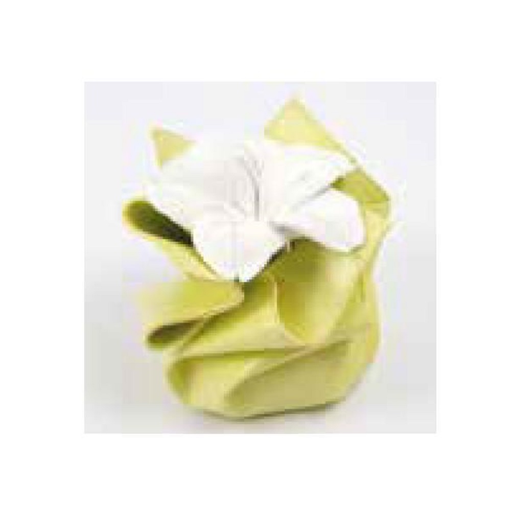 Fiore in Gesso Profumato su Base in Ecopelle Colorata - immagine 4