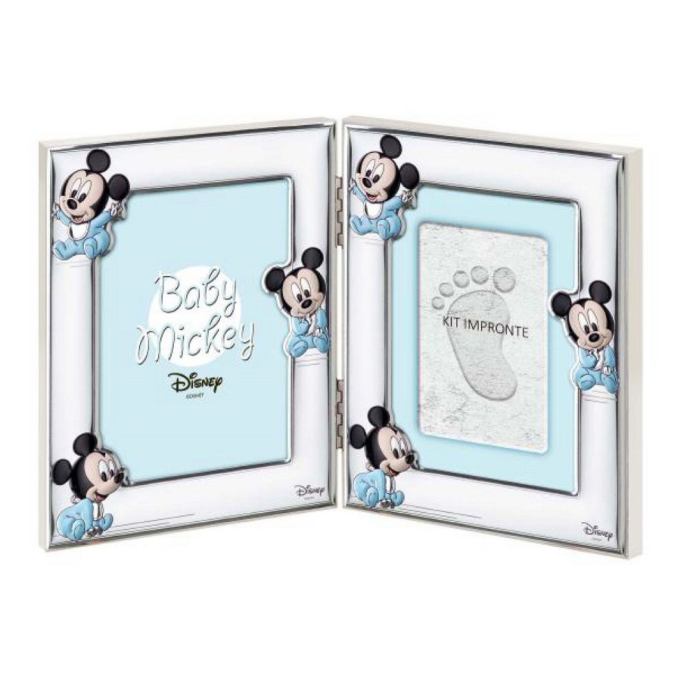 Doppia Baby Mickey e Baby Minnie con Impronta Manina o Piedino - Disney - immagine 2