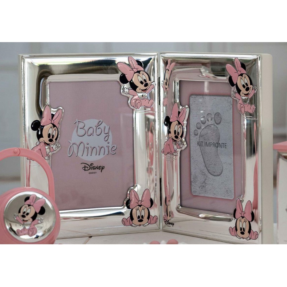 Doppia Baby Mickey e Baby Minnie con Impronta Manina o Piedino - Disney - immagine 4
