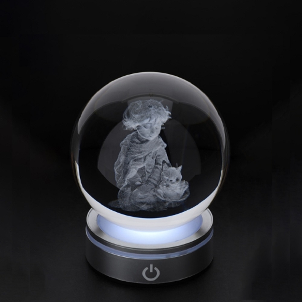 Sfera Luminosa Crystal Planet Piccolo Principe - Hervit