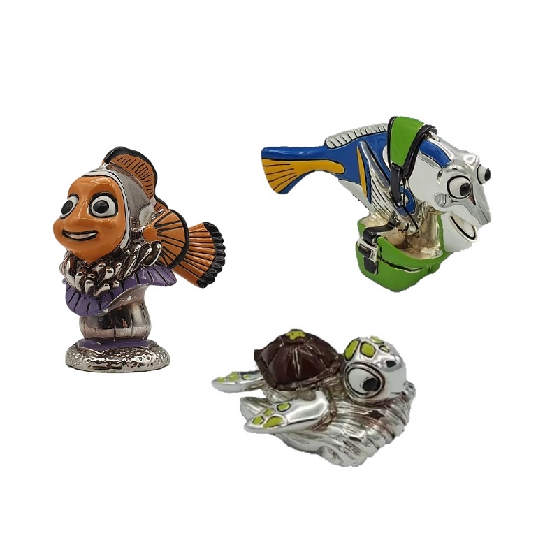 Nemo, Dory e Guizzo in Argento